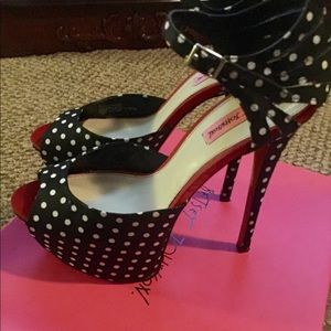 Platform Polka Dot heels